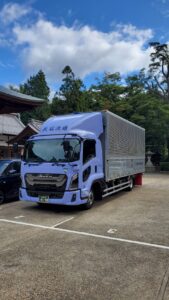 新車のお祓いを行いました。
